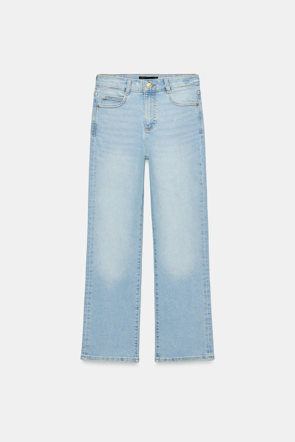 JEANS Z1975 MINI FLARE TIRO ALTO / Azul claro