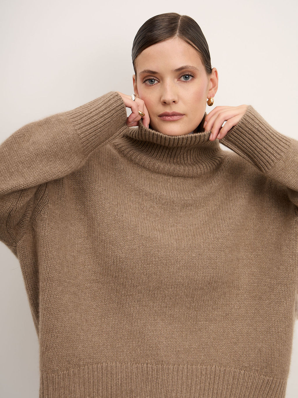 Свитер из кашемира женский 03-25-201-0C капучино