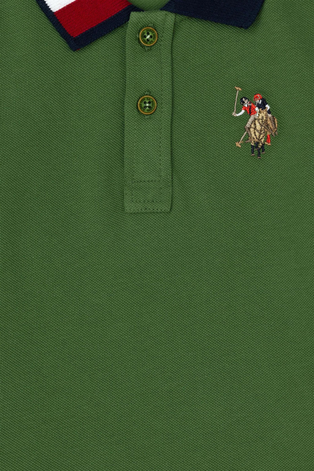 Зеленый базовый свитшот для мальчика - U.s. polo assn фото 3
