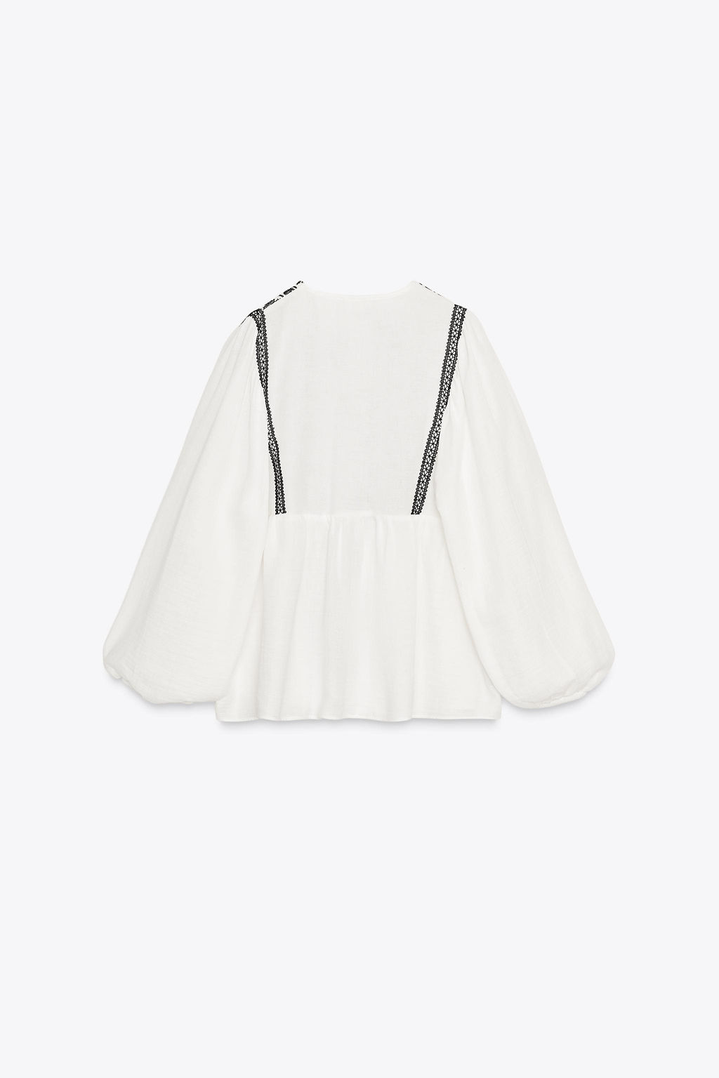 CONTRAST EMBROIDERY JACKET - Zara фото 7