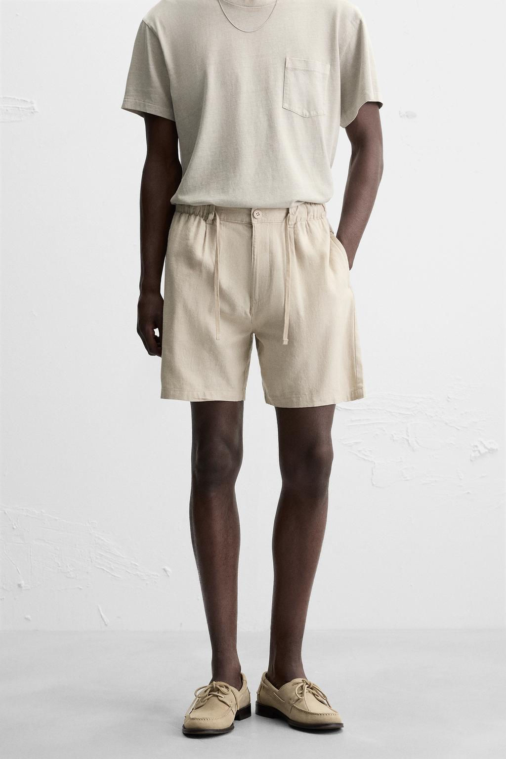 BERMUDA SHORTS LINEN BLEND - Zara фото 2