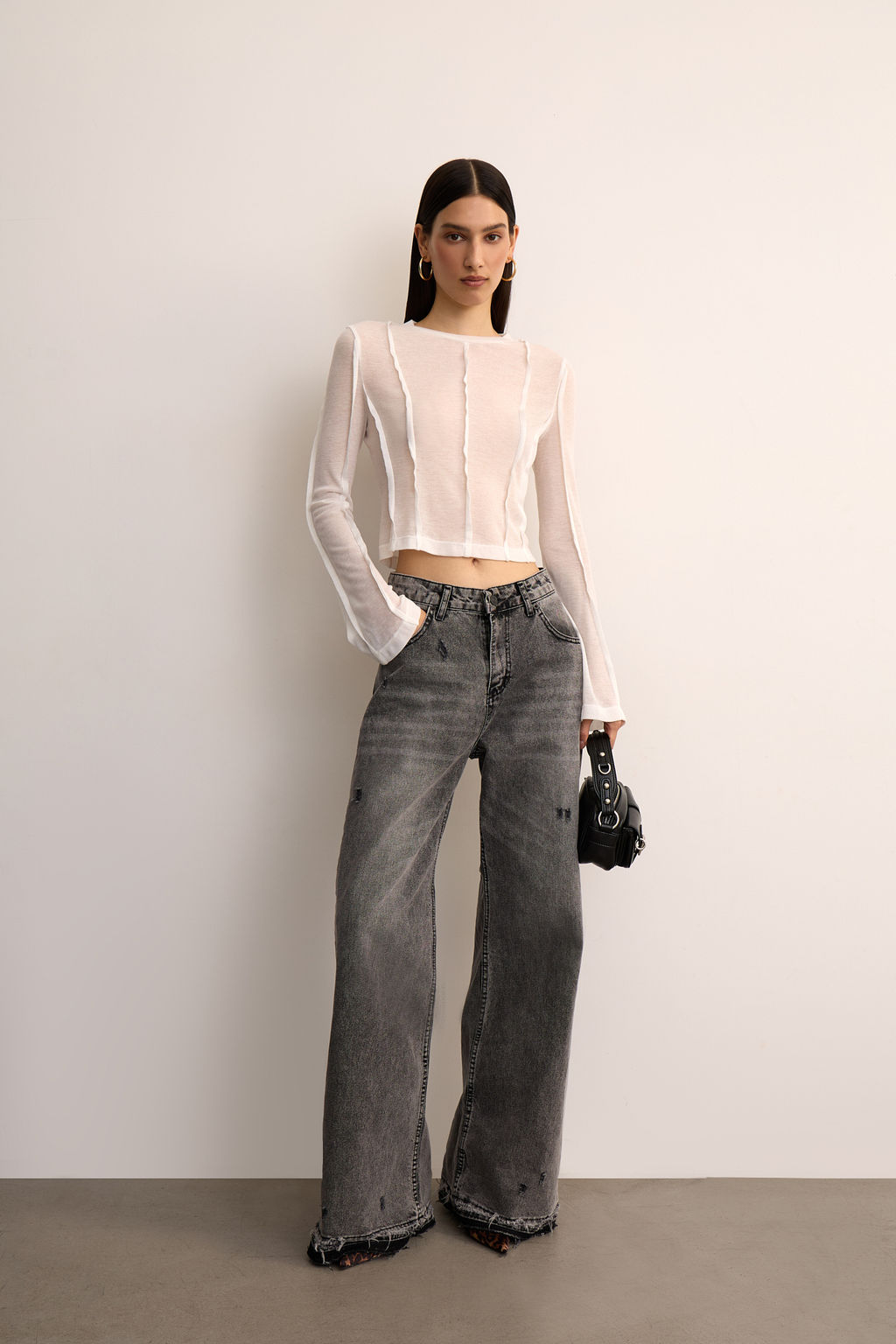 Лонгслив с открытыми швами - Mollis фото 2