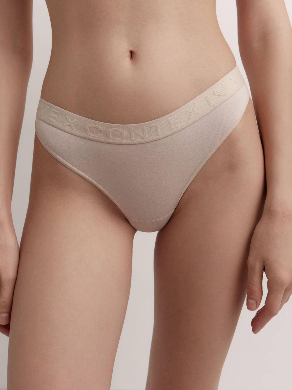 CONTE FLEXIBLE LBR 2239 Трусы бразилиана из бабука light almond-love