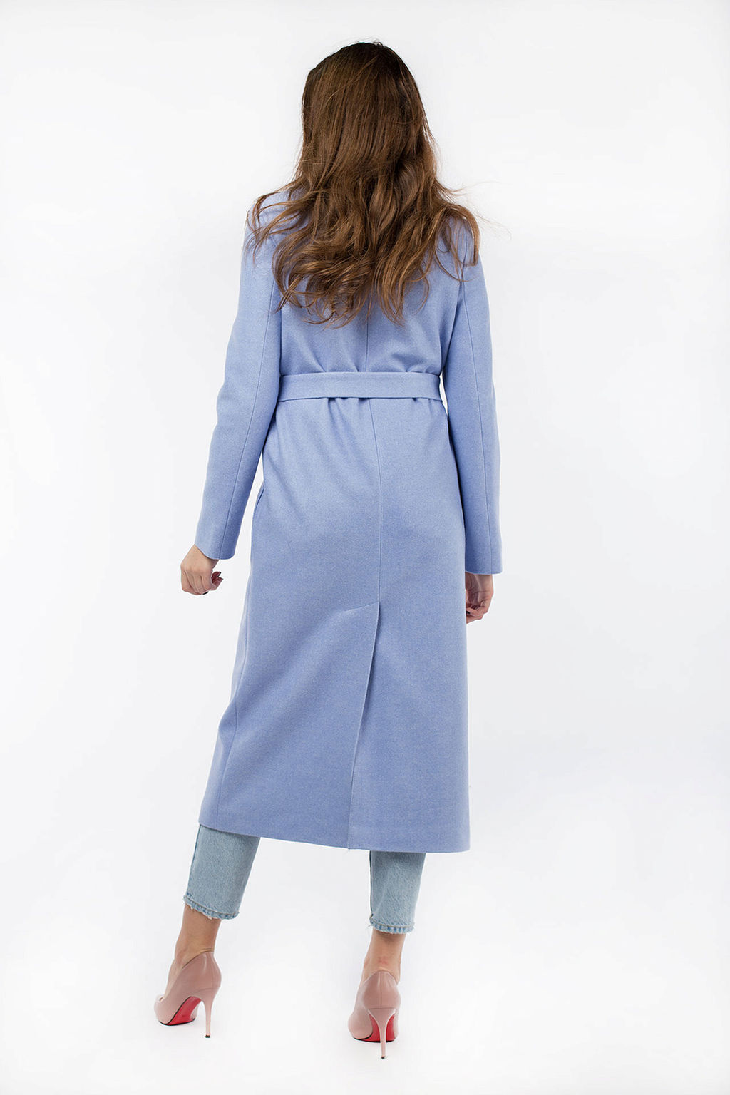 01-09712 Пальто женское демисезонное (пояс) - El podio фото 5