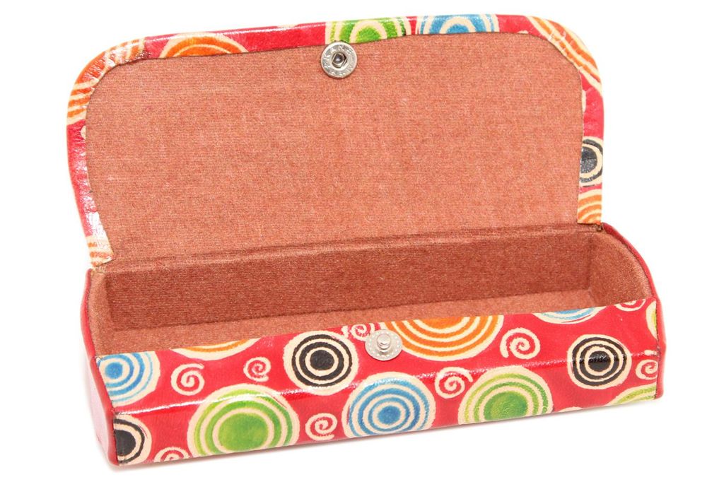 Футляр для очков ручной принт № 018/16 - Ганг фото 2