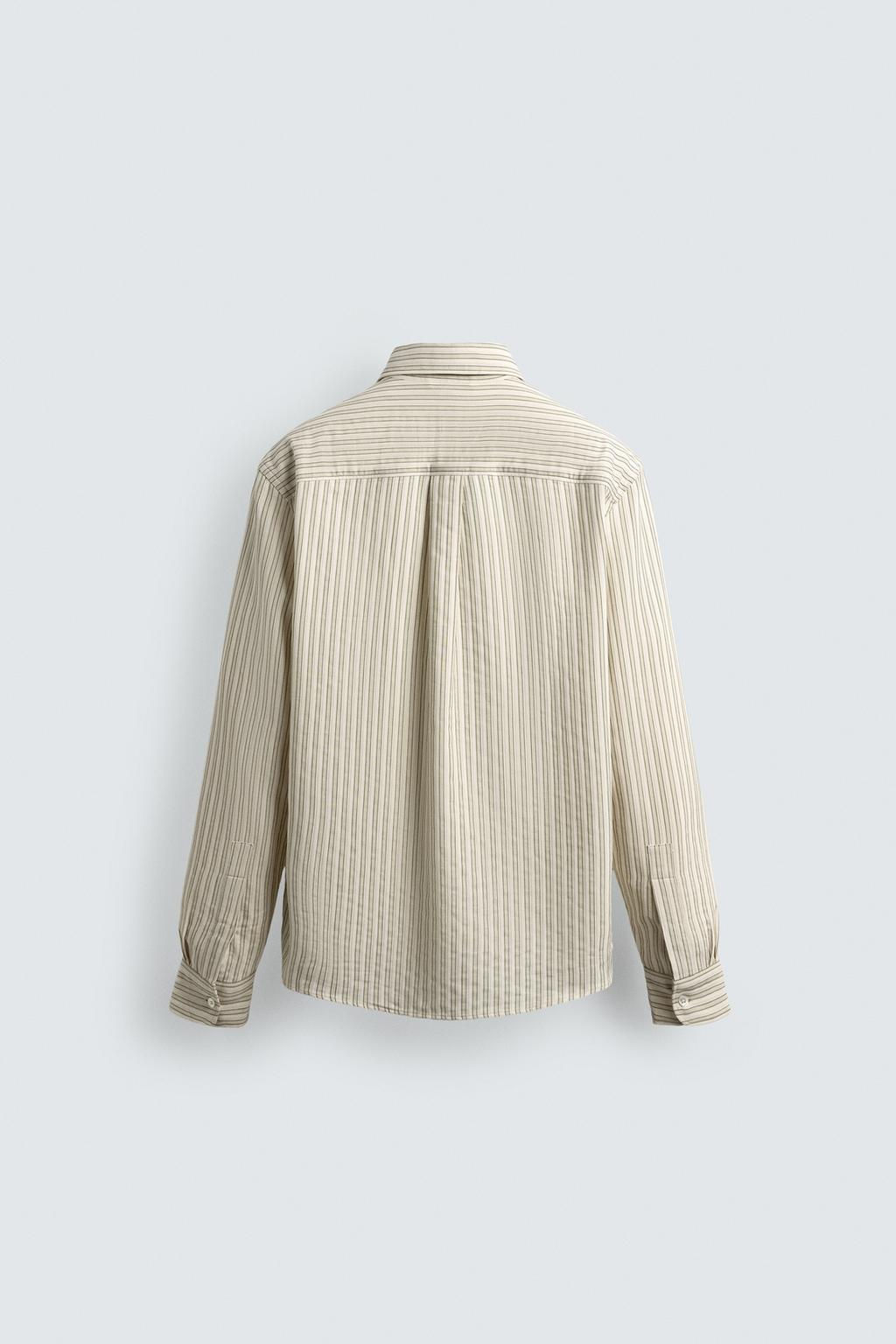 LIMITED EDITION STRIPED SHIRT - Zara фото 9