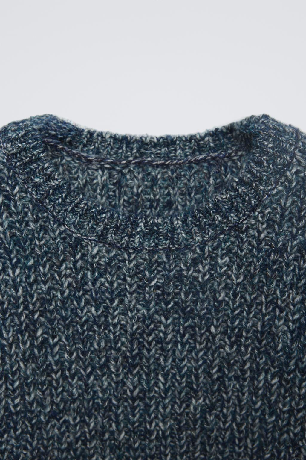 BLENDED KNIT SWEATER - Zara фото 8