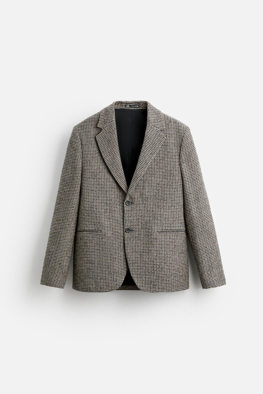 HOUNDSTOOTH BLAZER - Zara фото 6