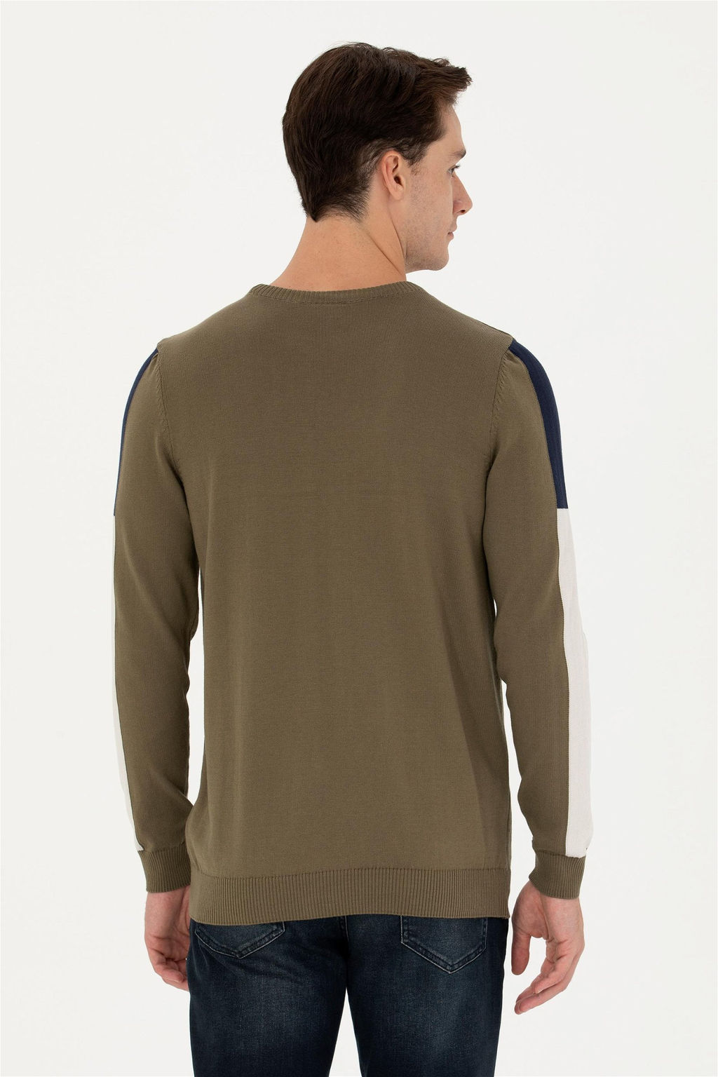 U. S. Polo Assn Мужской свитер цвета хаки - U.s. polo assn фото 12