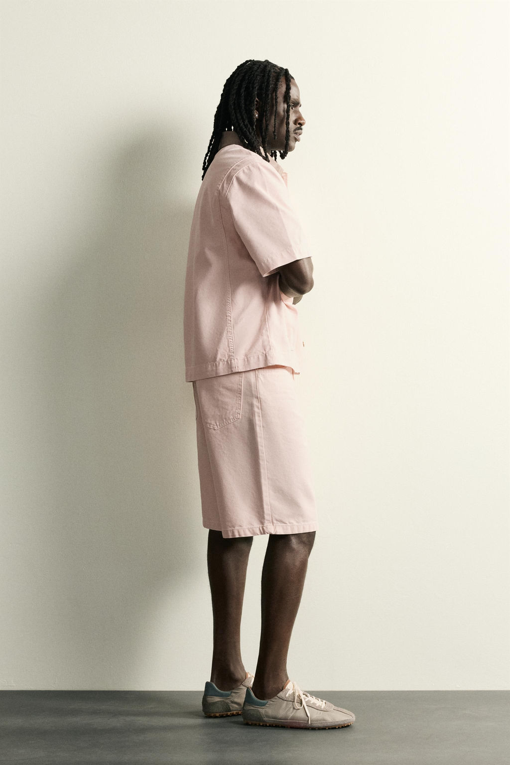 BERMUDA DENIM RELAXED FIT / Rosa - Zara фото 4