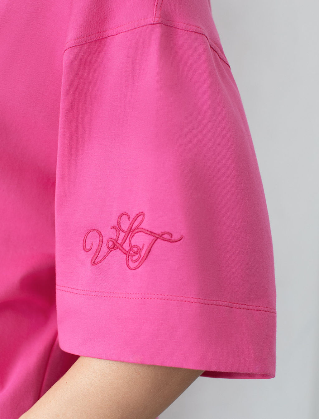 VILATTE / Свободная футболка из премиального хлопка  фото 2