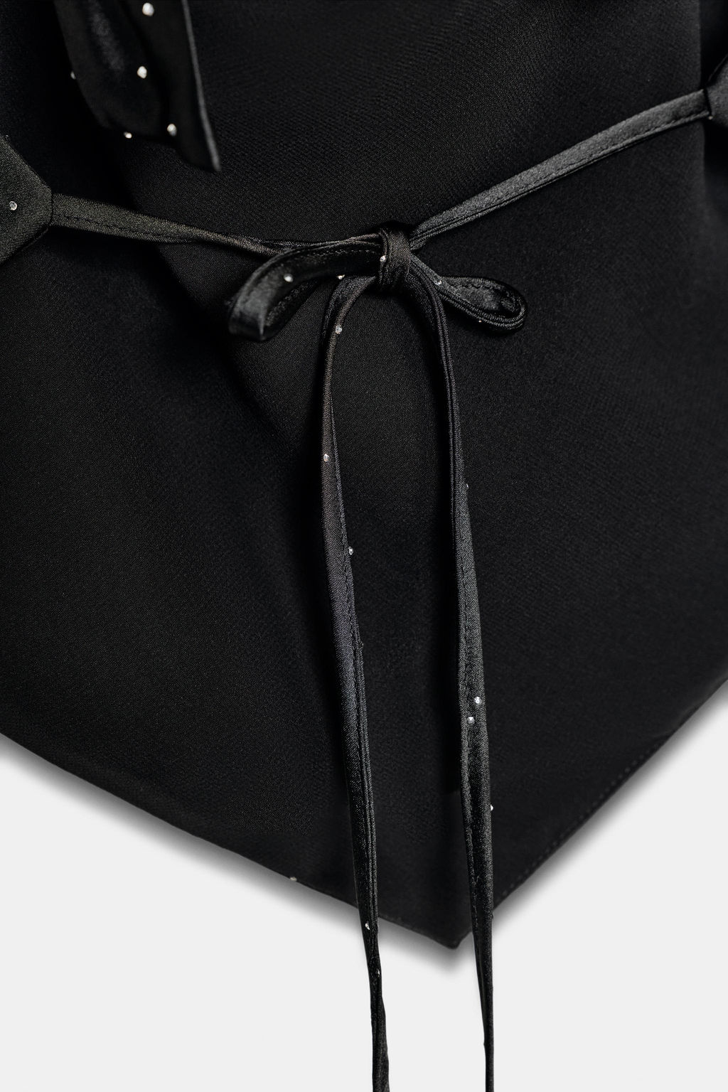 SATIN HALTER TOP WITH RHINESTONES - Zara фото 7