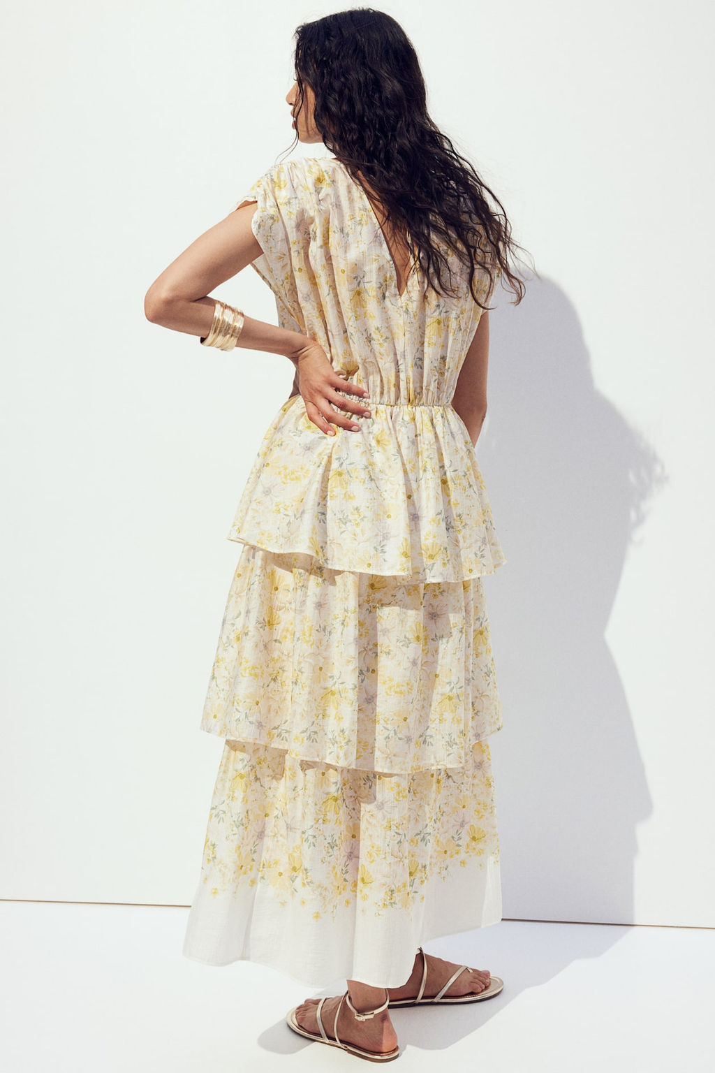 Vestido escalonado - H&m фото 3