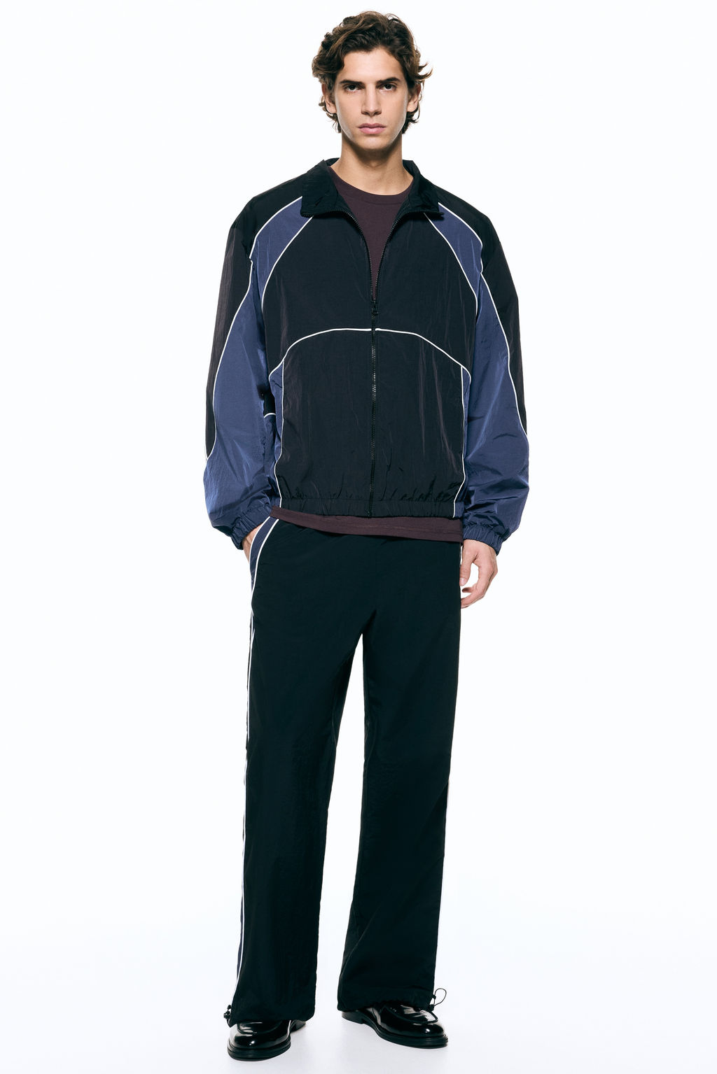 Pantal?n de ch?ndal en nailon Loose Fit - H&m фото 6