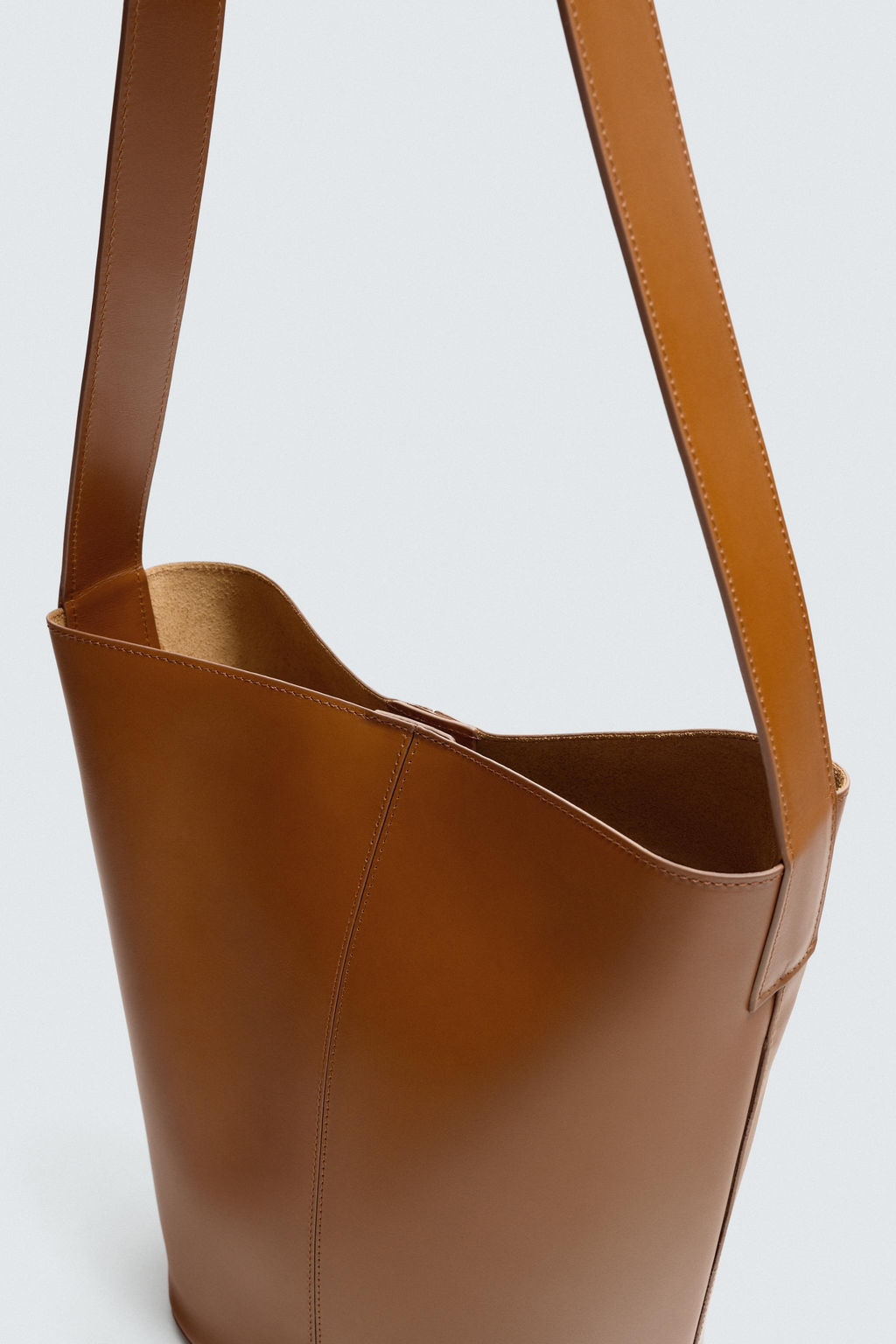 LIMITED EDITION LEATHER SHOPPER BAG - Zara фото 6