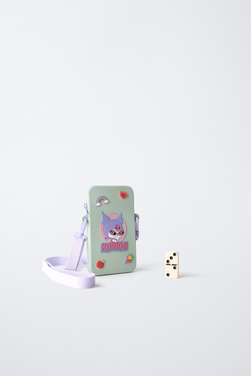 KUROMI SANRIO RUBBERISED MOBILE PHONE POUCH - Zara фото 6