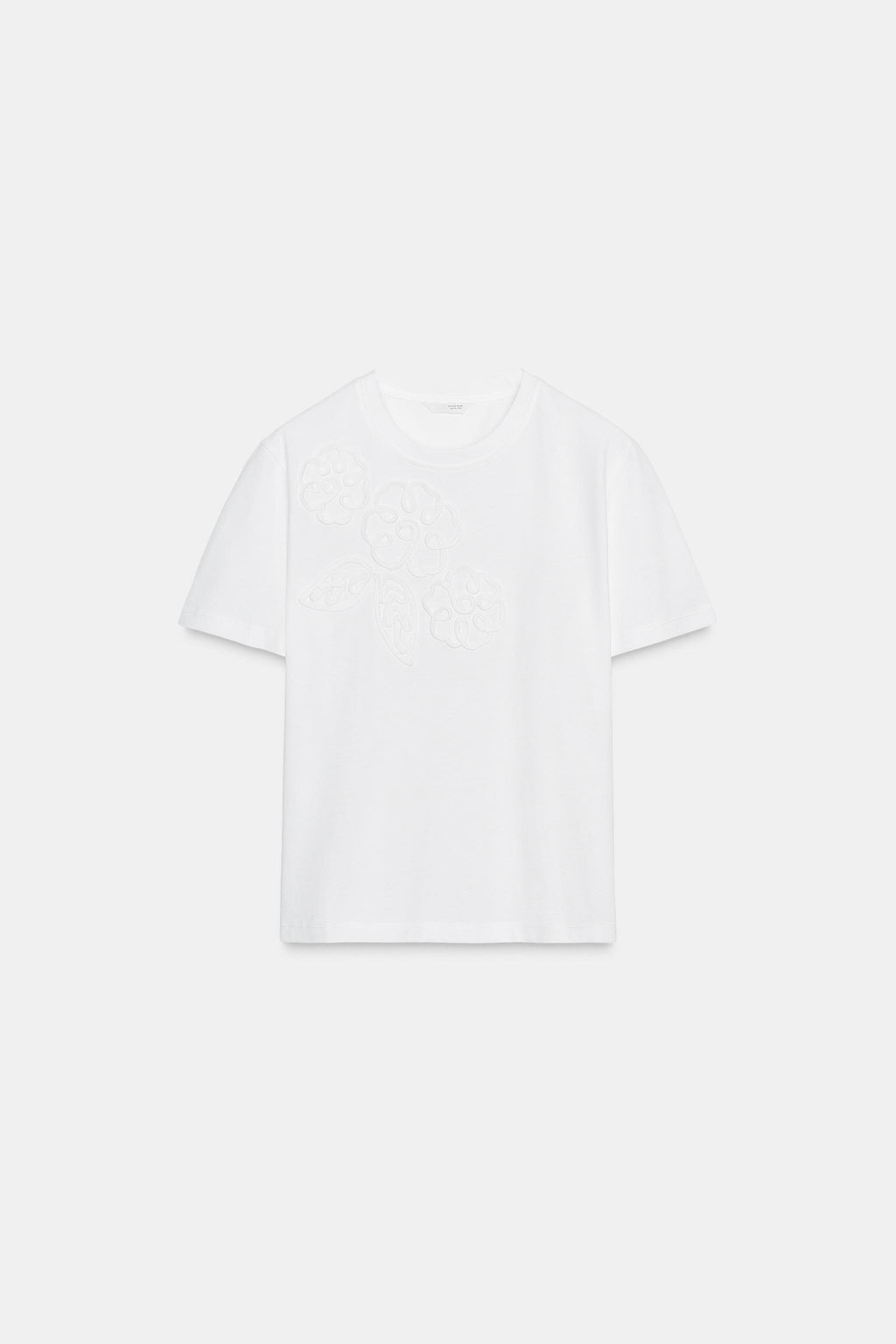 FRONT FLOWER T-SHIRT - Zara фото 8