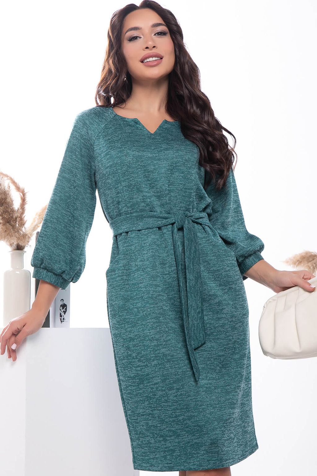 Платье Магдалина (грин) П7561 - Lt collection фото 15