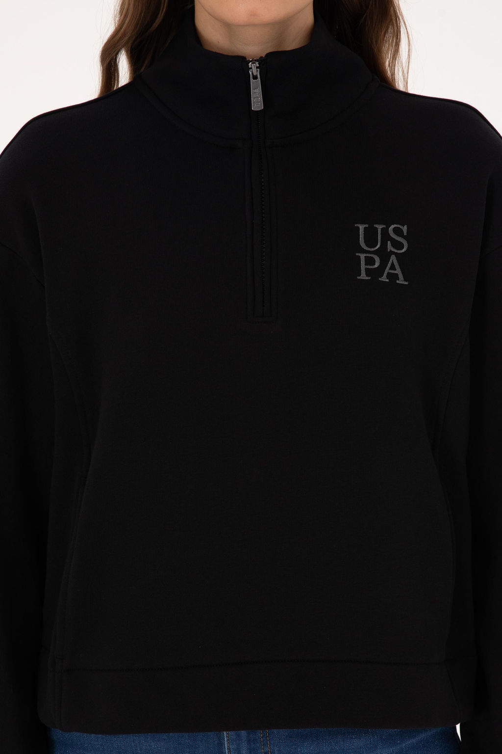 Kad_n Siyah Sweatshirt - U.s. polo assn фото 6