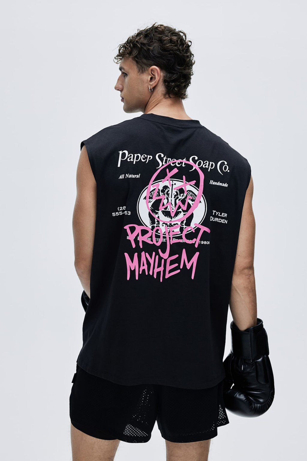 Camiseta de deporte en DryMove Loose Fit - H&m фото 4