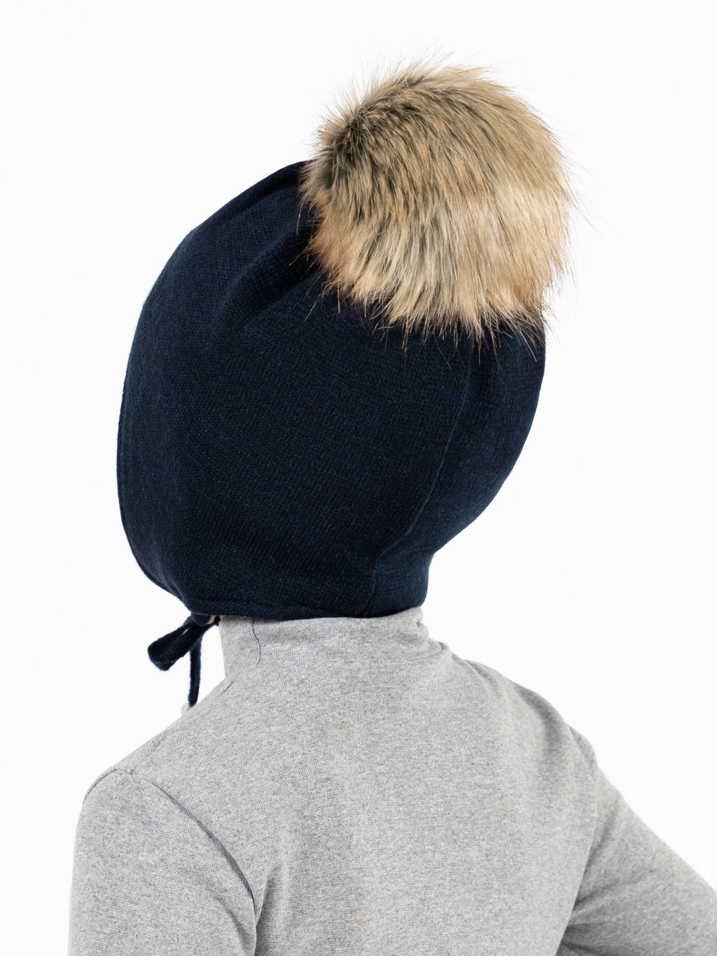 Шапка детская темно-синяя Ш-088 (54)