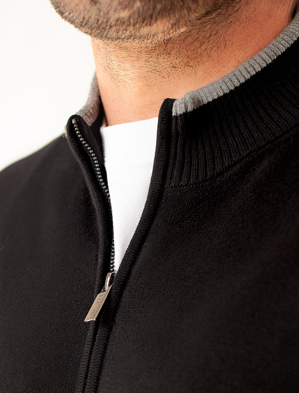 Кардиган на молнии из хлопка с нейлоном - Vilatte фото 6