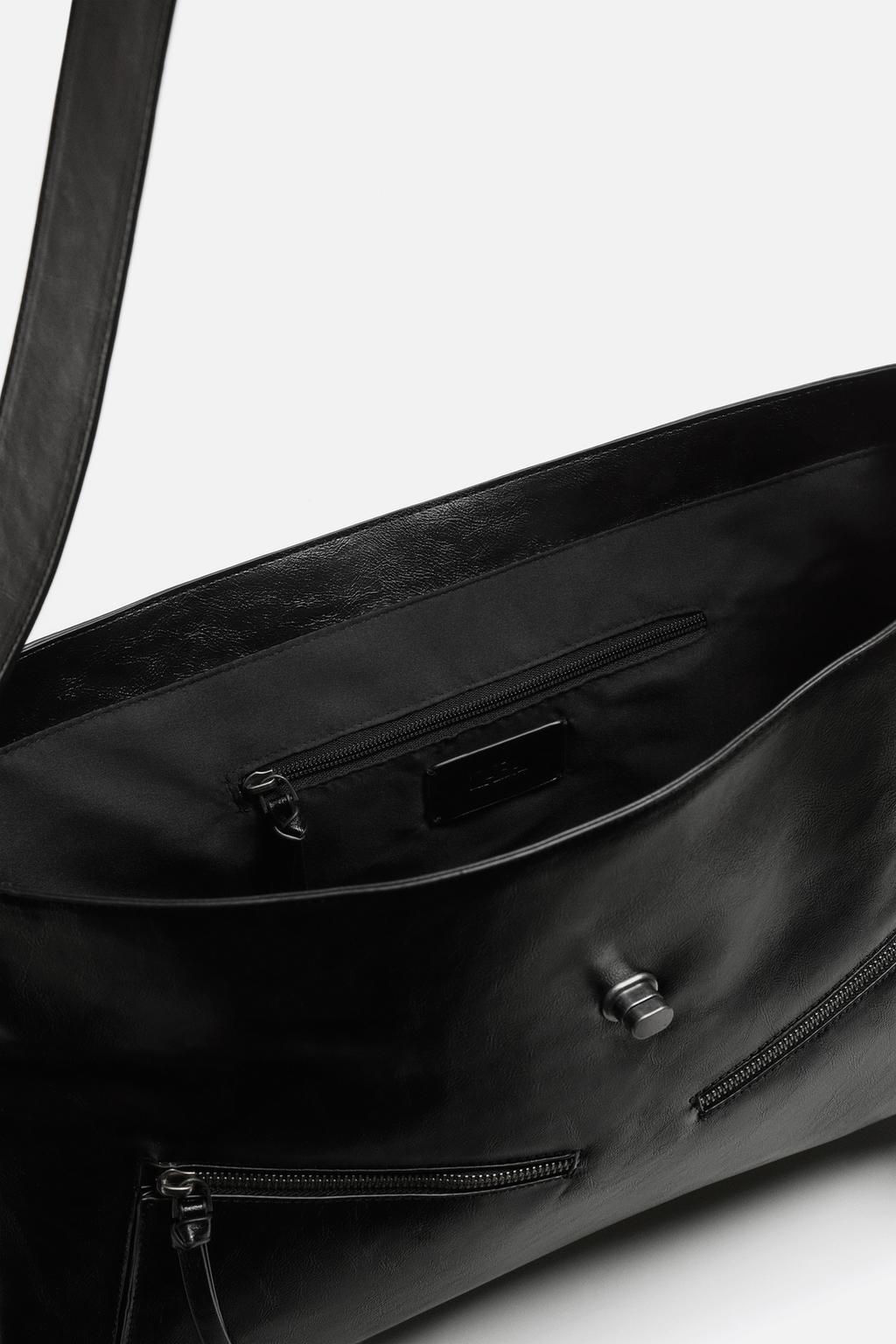 RING DETAIL SHOULDER BAG - Zara фото 4