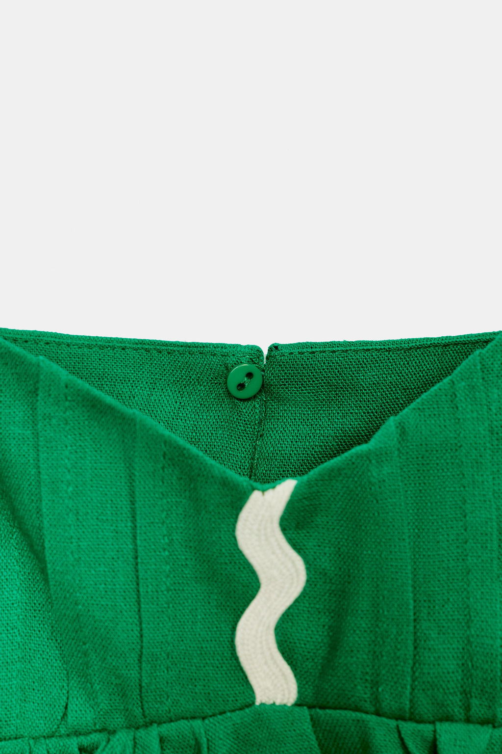 TOP TIRANTES CON LINO / Verde