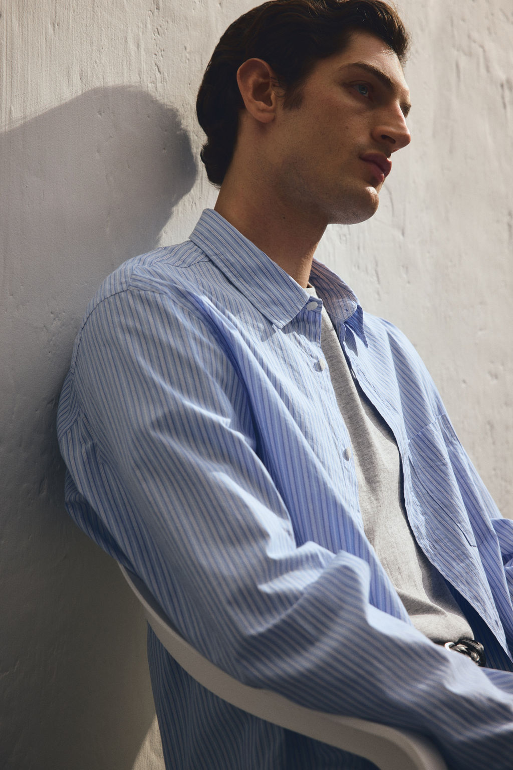 Camisa de popelina Loose Fit - H&m фото 7