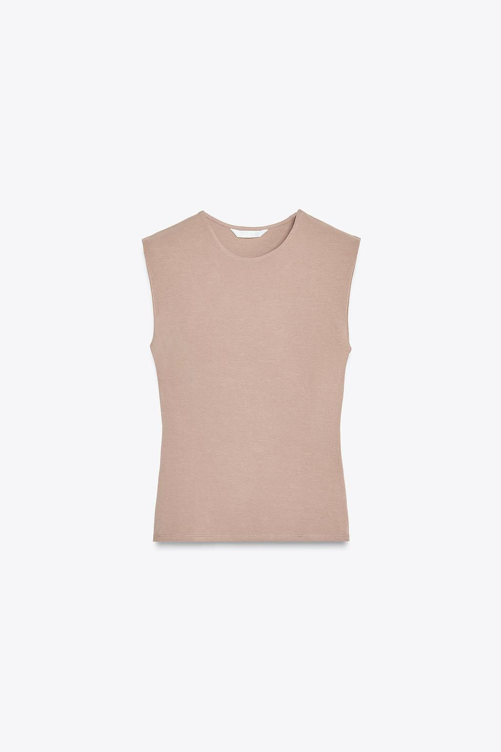 SLEEVELESS KNIT TOP - Zara фото 27
