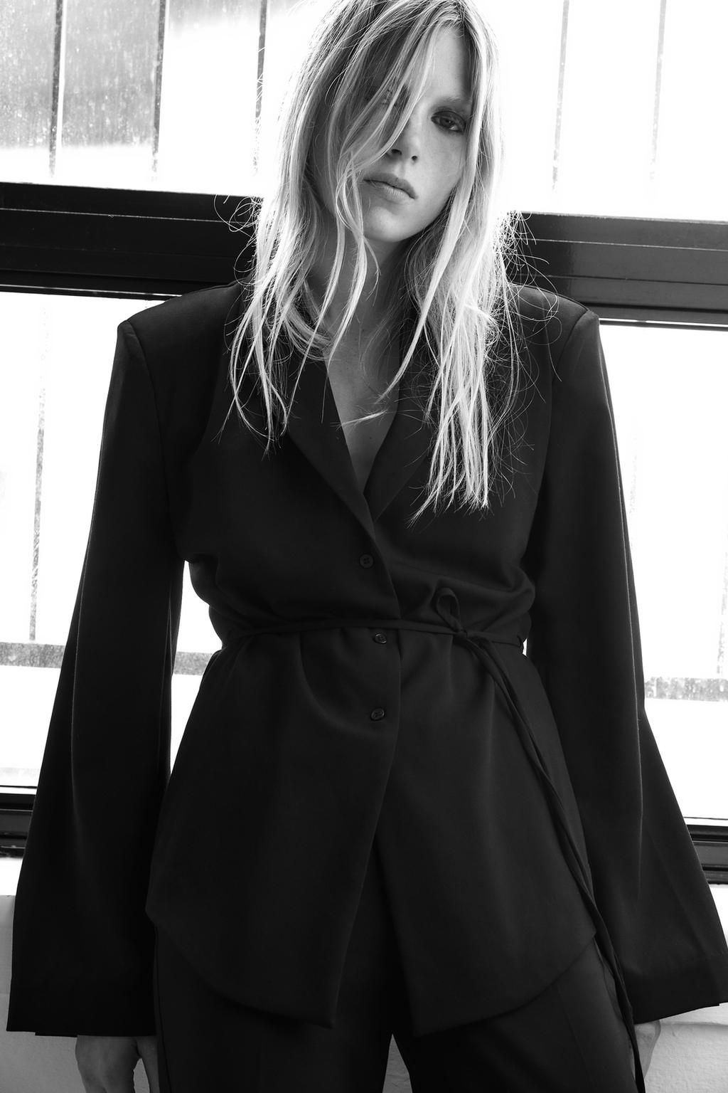 BLAZER WITH BELT - Zara фото 2