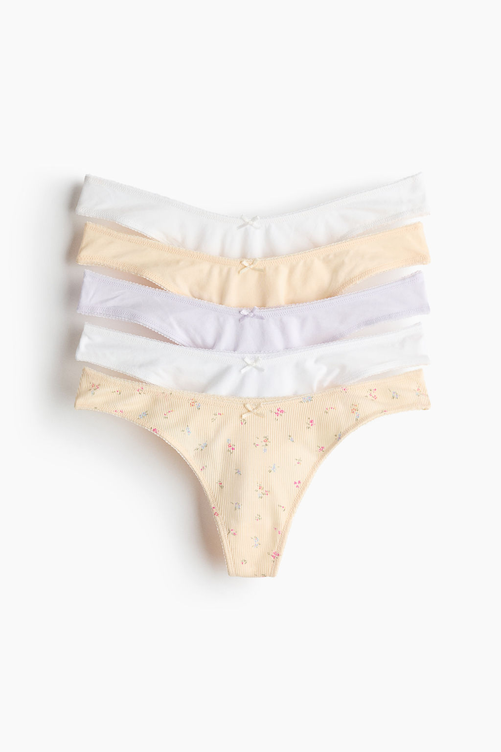 Pack de 5 bragas thong de algod?n - H&m фото 3