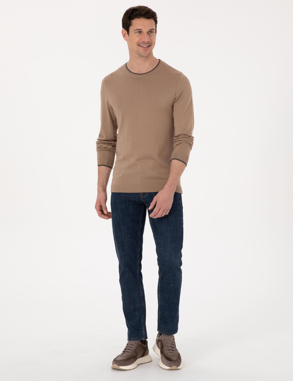 Camel Slim Fit Kazak - Cacharel фото 4