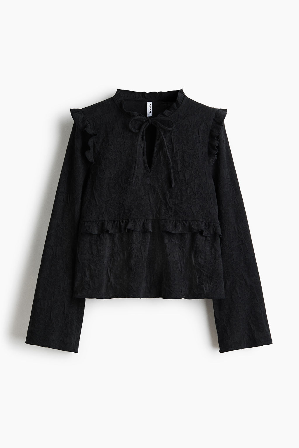 Blusa en punto jacquard