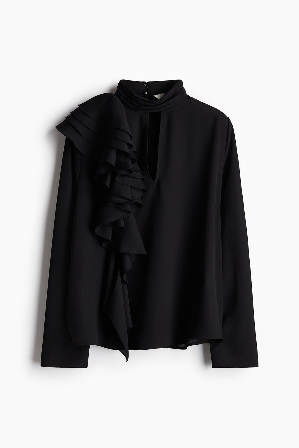 Blusa con detalle de volante
