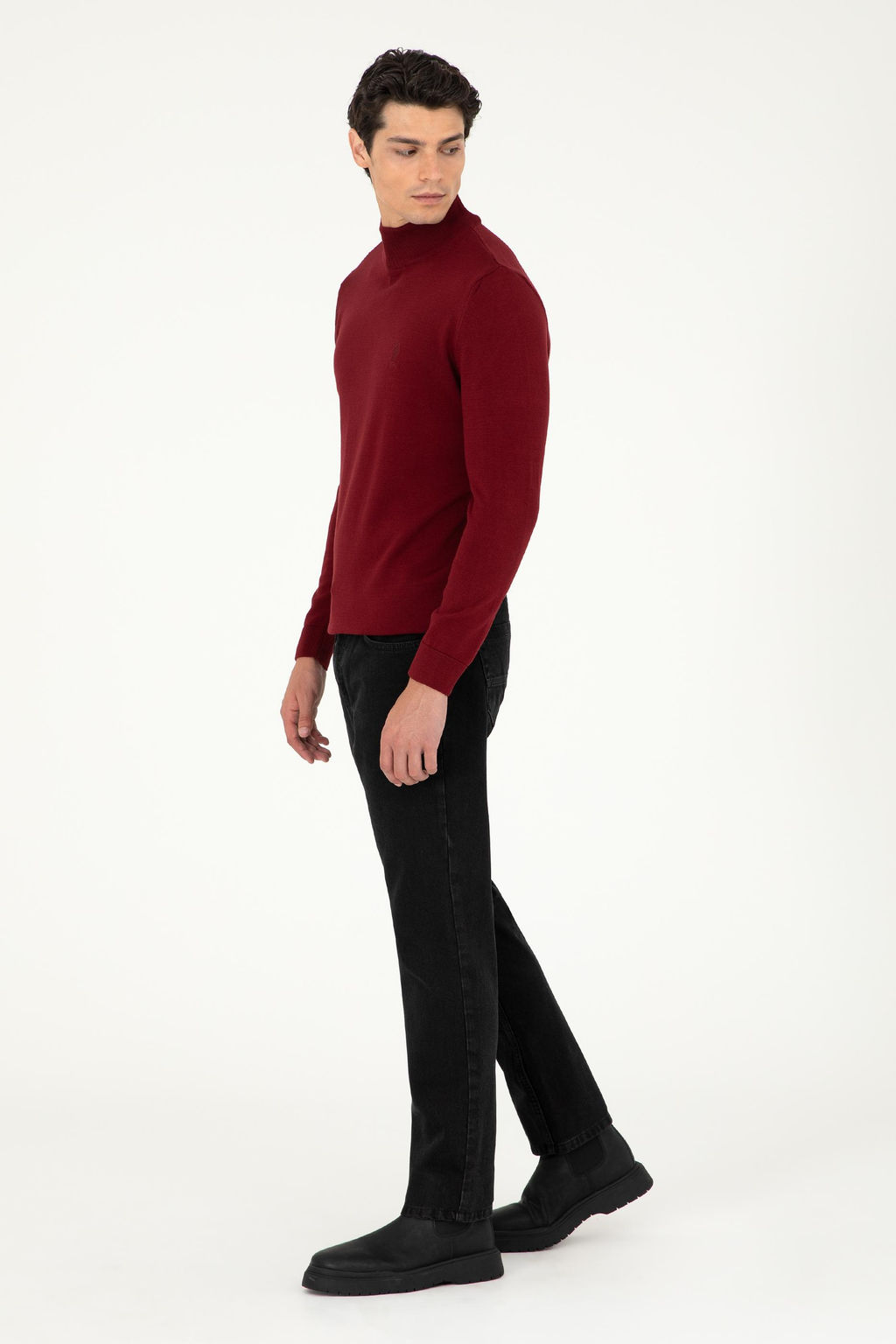 Мужские черные джинсовые брюки - U.s. polo assn фото 3