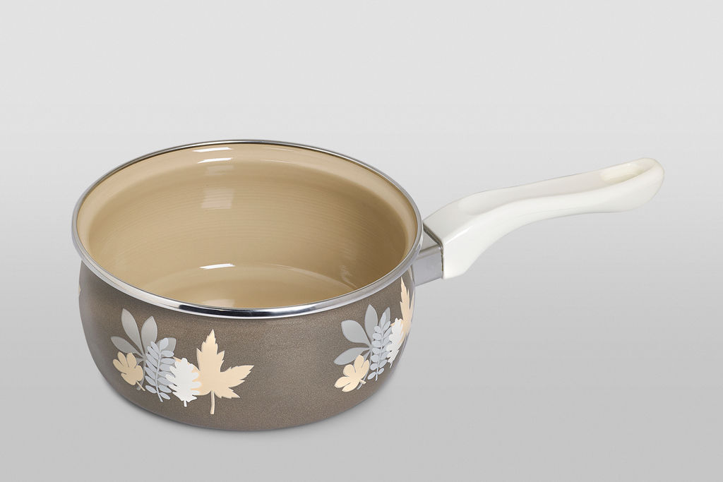 КОВШ ЭКСКЛЮЗИВ С БАКЕЛИТОВОЙ РУЧКОЙ БЕЗ КРЫШКИ ОСЕННЯЯ СОНАТА 1,6 л (16 см) - Metrot фото 2