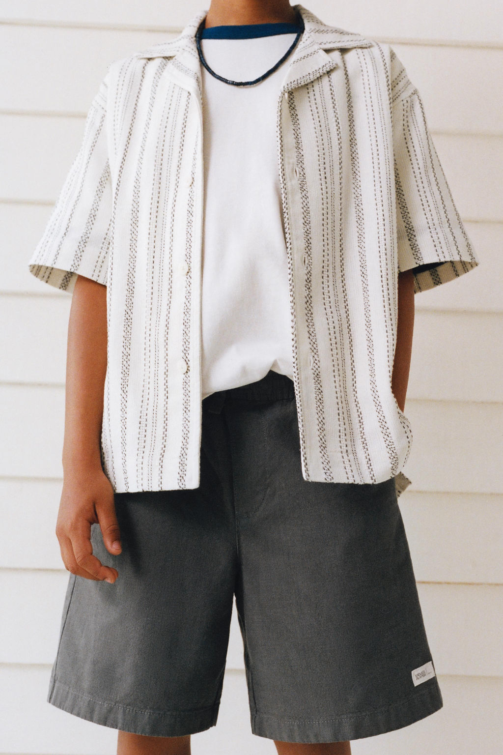 RUSTIC STRIPED BOWLING SHIRT - Zara фото 6