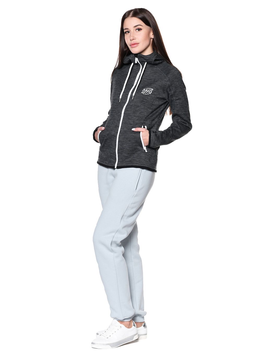 Толстовка B-033 Темно-серый