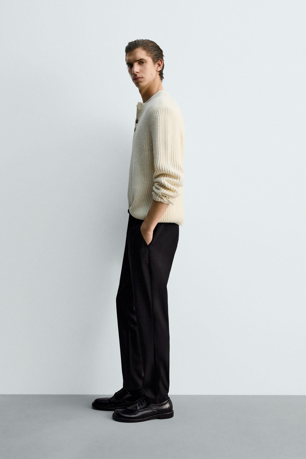 SLIM FIT COMFORT TROUSERS - Zara фото 45