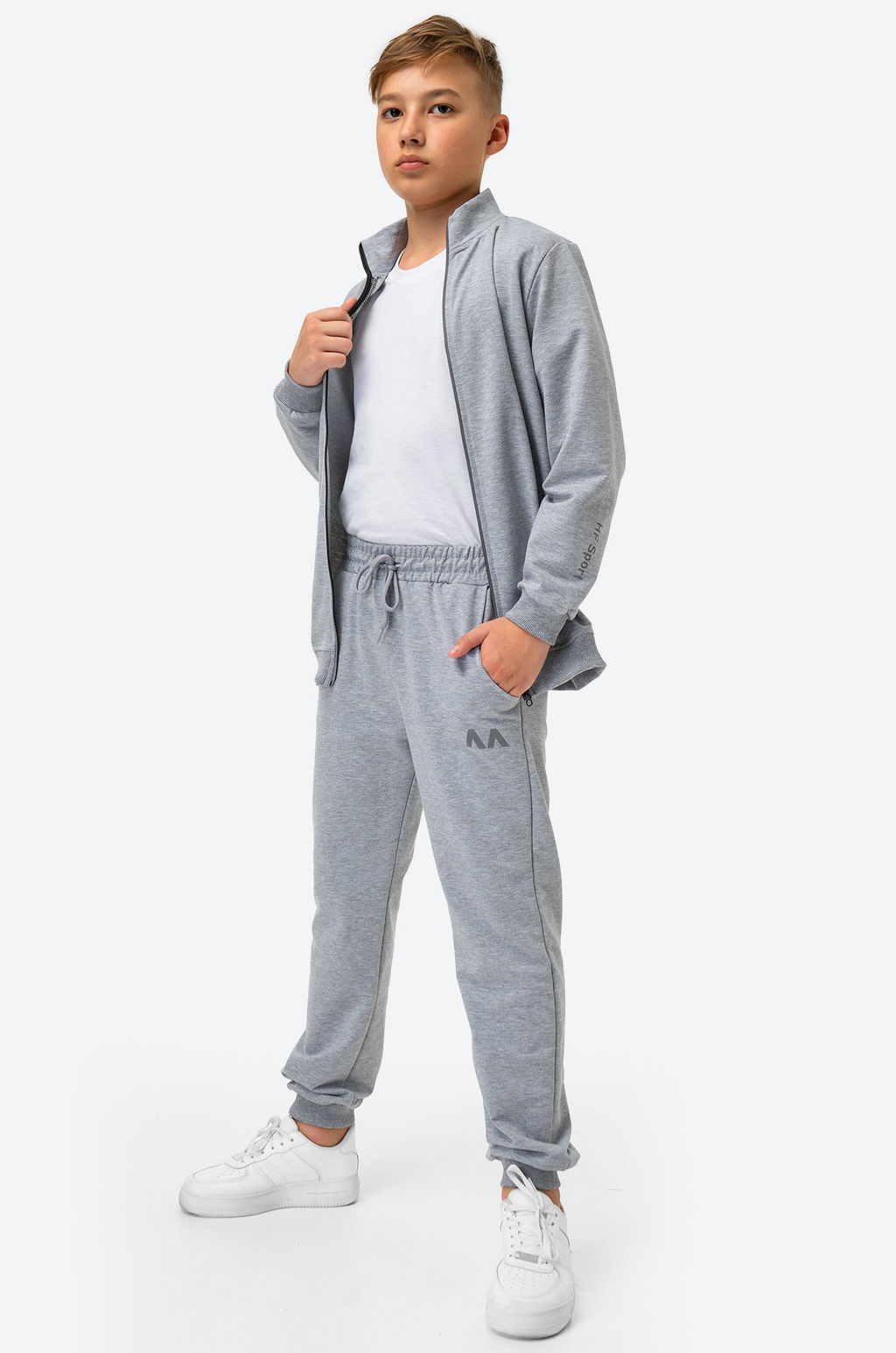 Детский спортивный костюм из футера двухнитки Happyfox