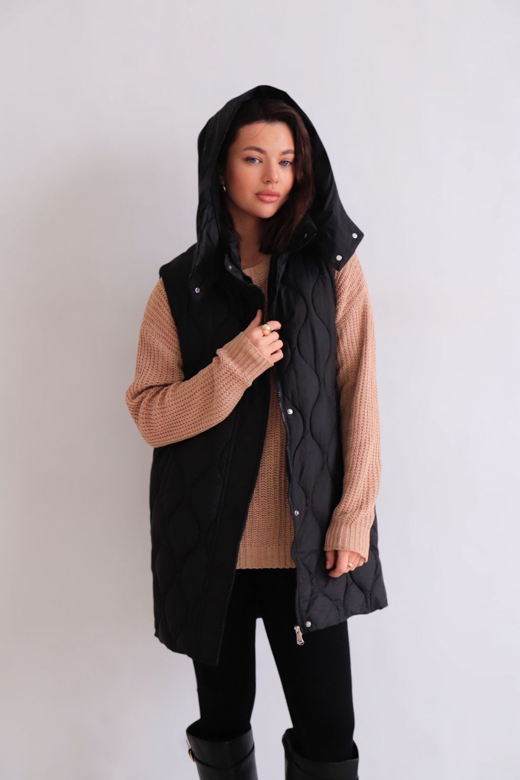 Martichelli Жилет стеганый чёрный  фото 33