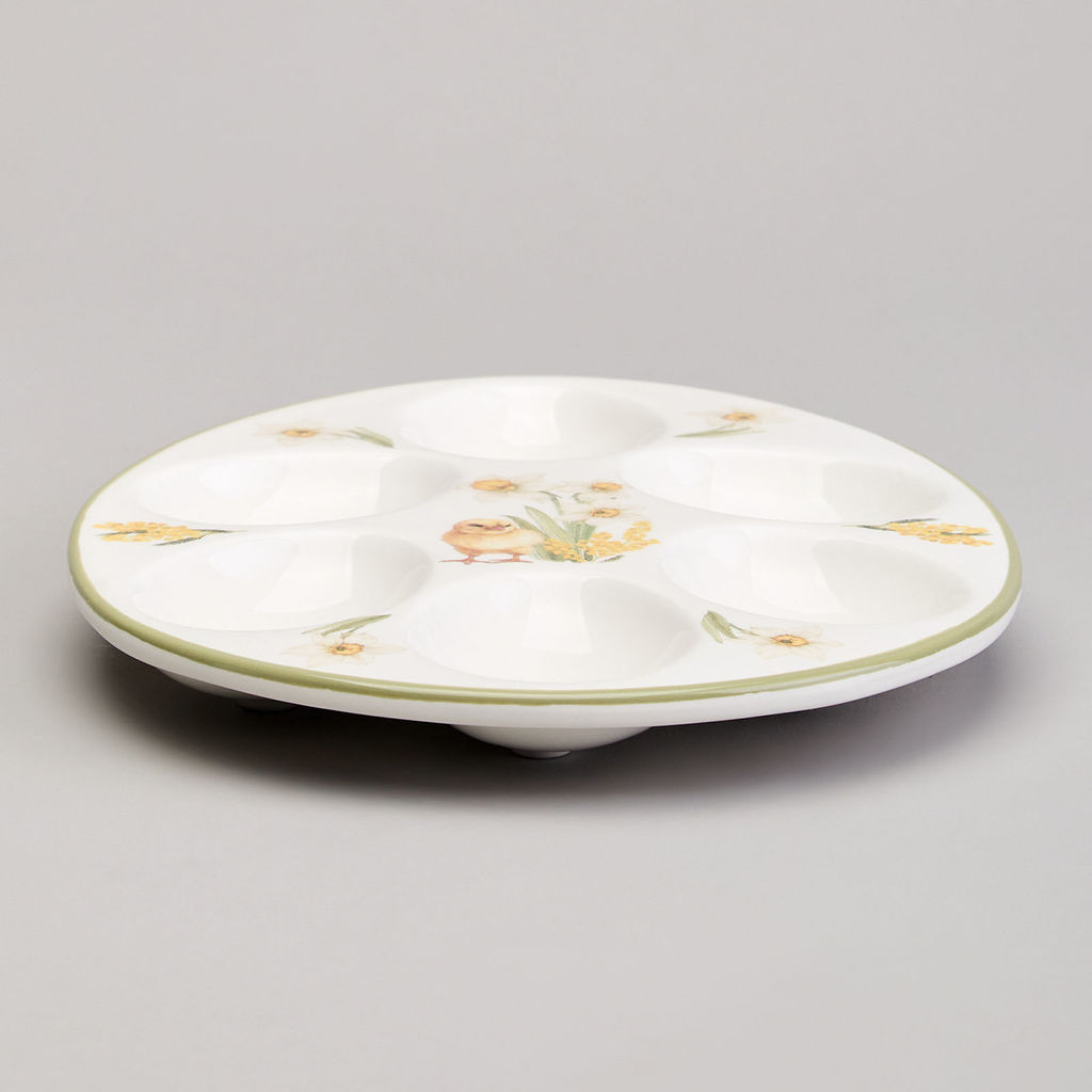 БЛЮДО ДЛЯ 6 ЯИЦ AGNESS SUNDAY 20,5*16*2,5 СМ  фото 4