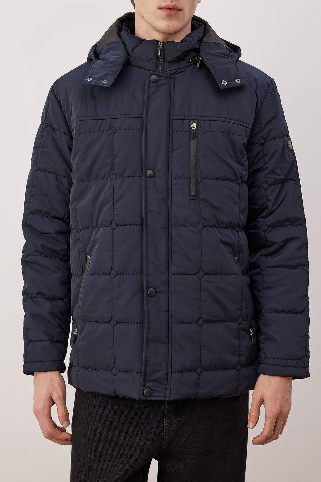 Lacivert Regular Erkek Mont TMNAW26MO00029 - Trendyolmilla фото 5