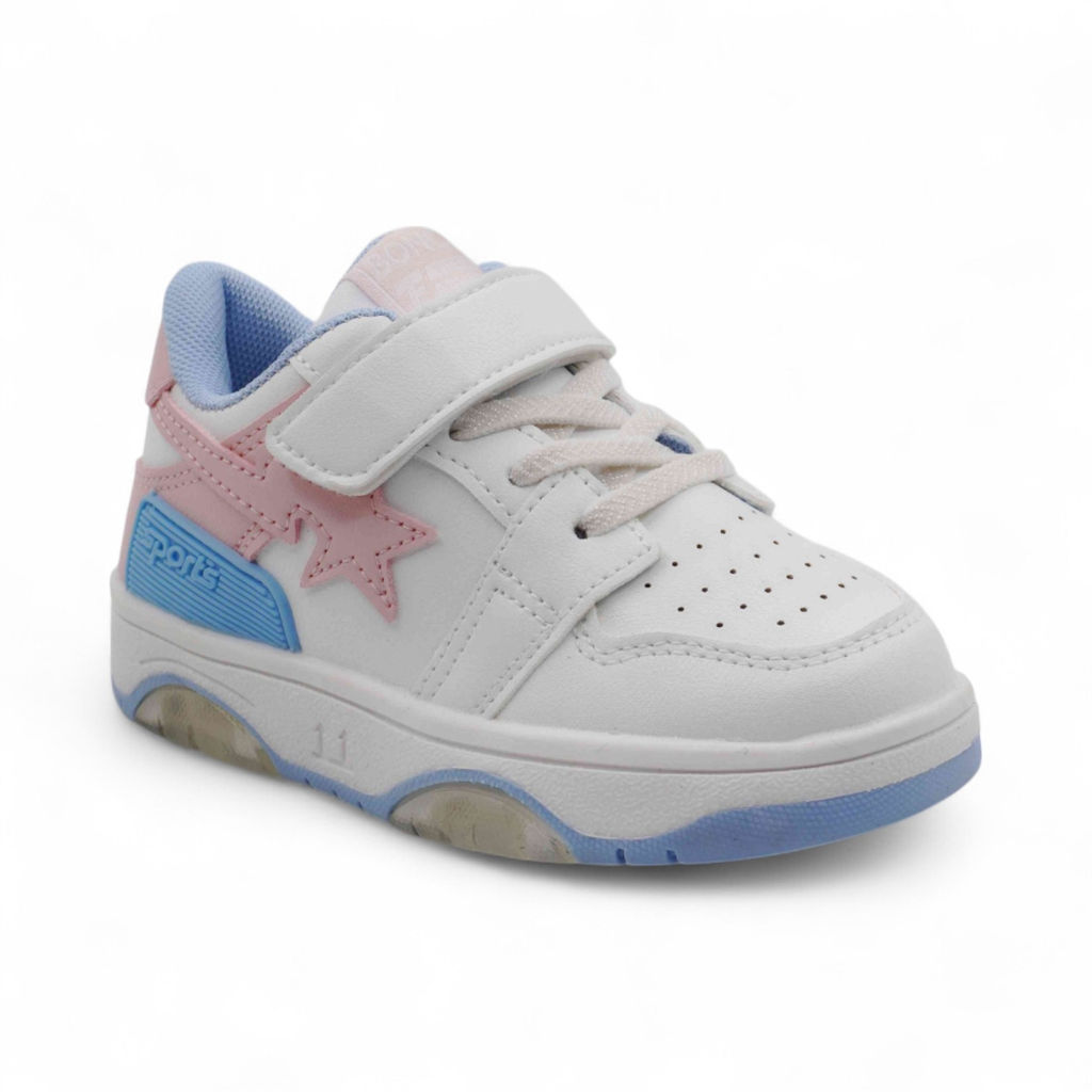 Кроссовки летние В791-13 розово голубые