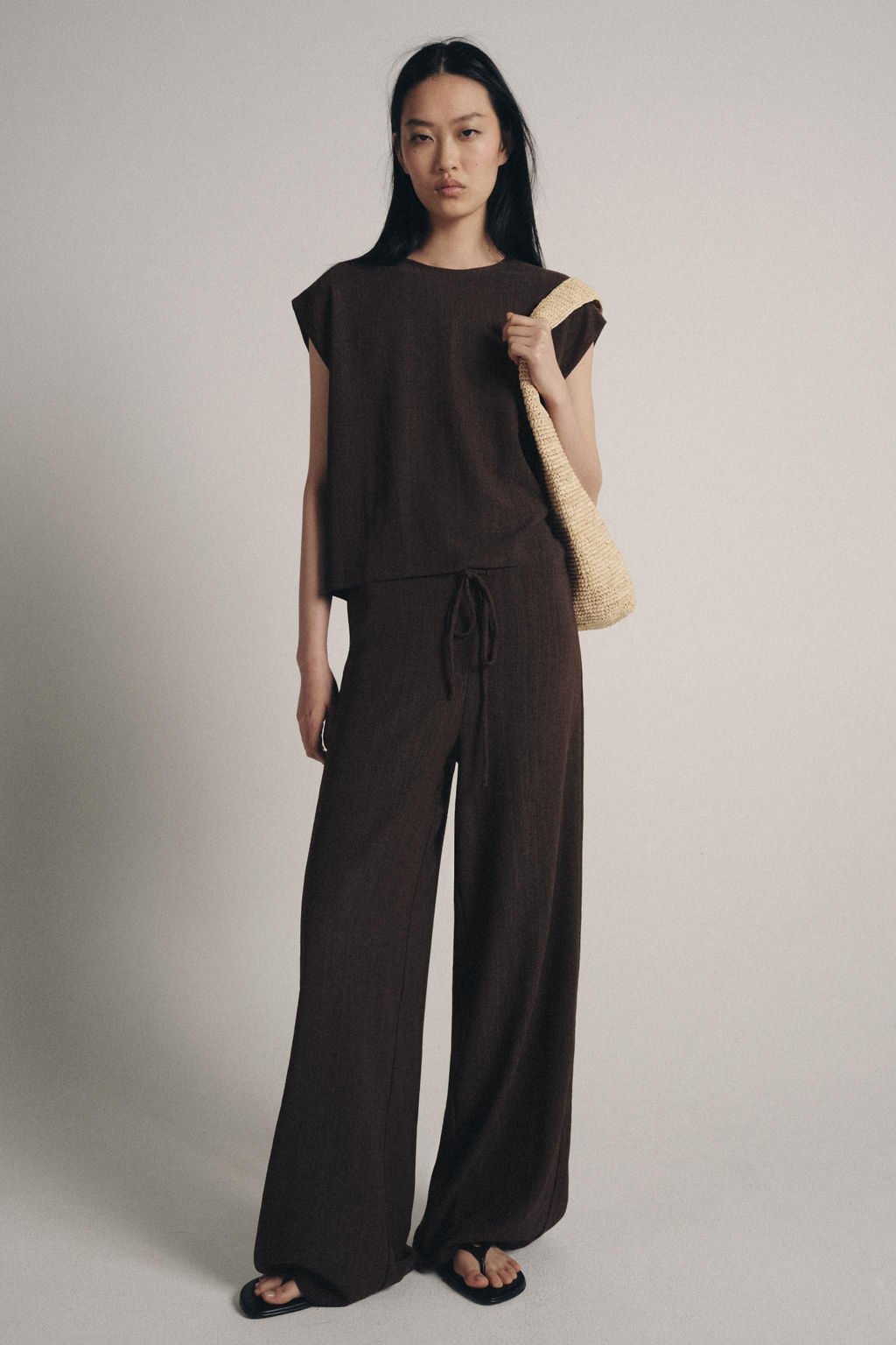 PANTAL?N R?STICO RECTO / Gris antracita - Zara фото 2