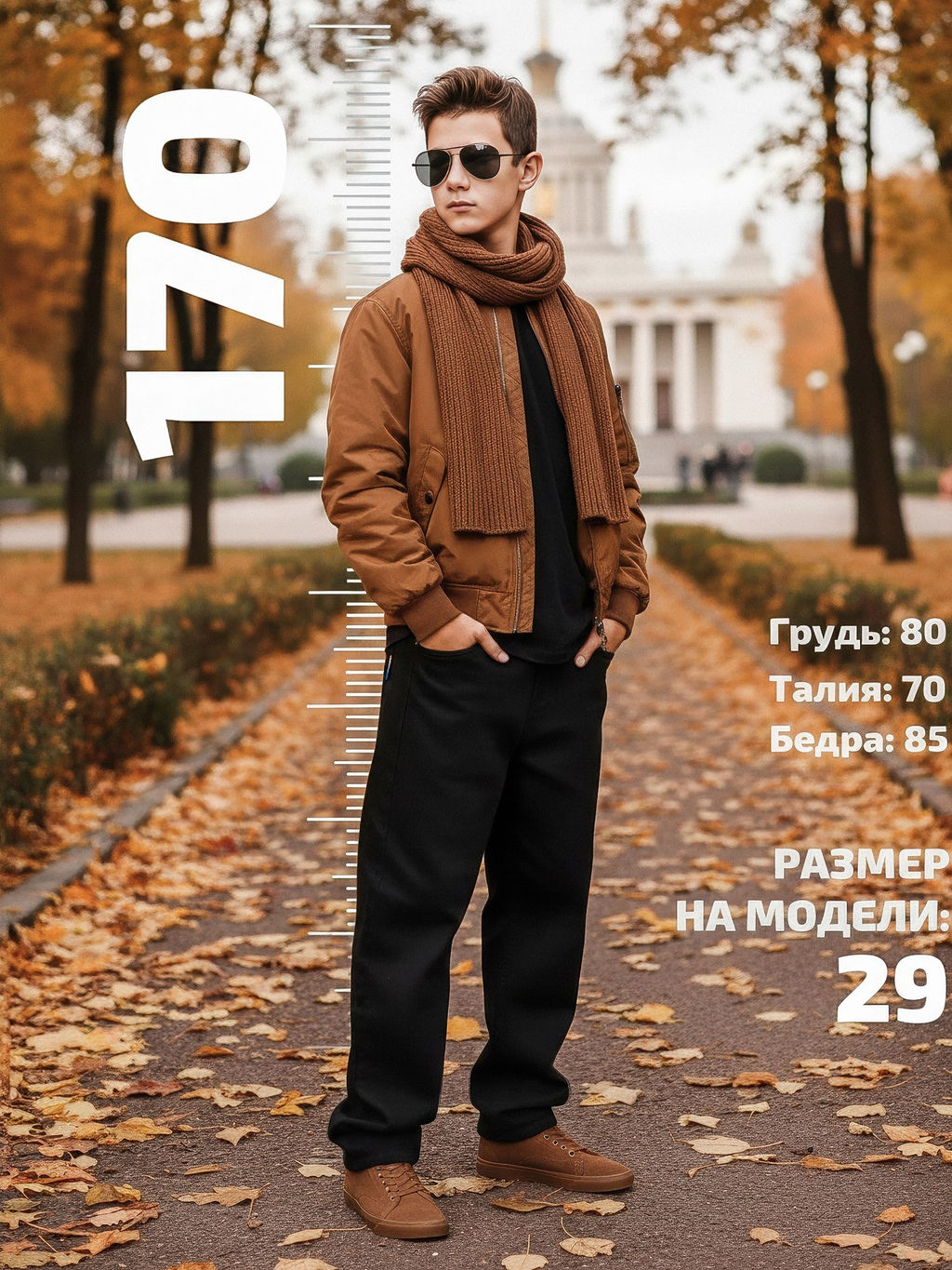 Джинсы-багги утеплённые для мальчиков СИНИЙ МИР WMF5515JA-F63