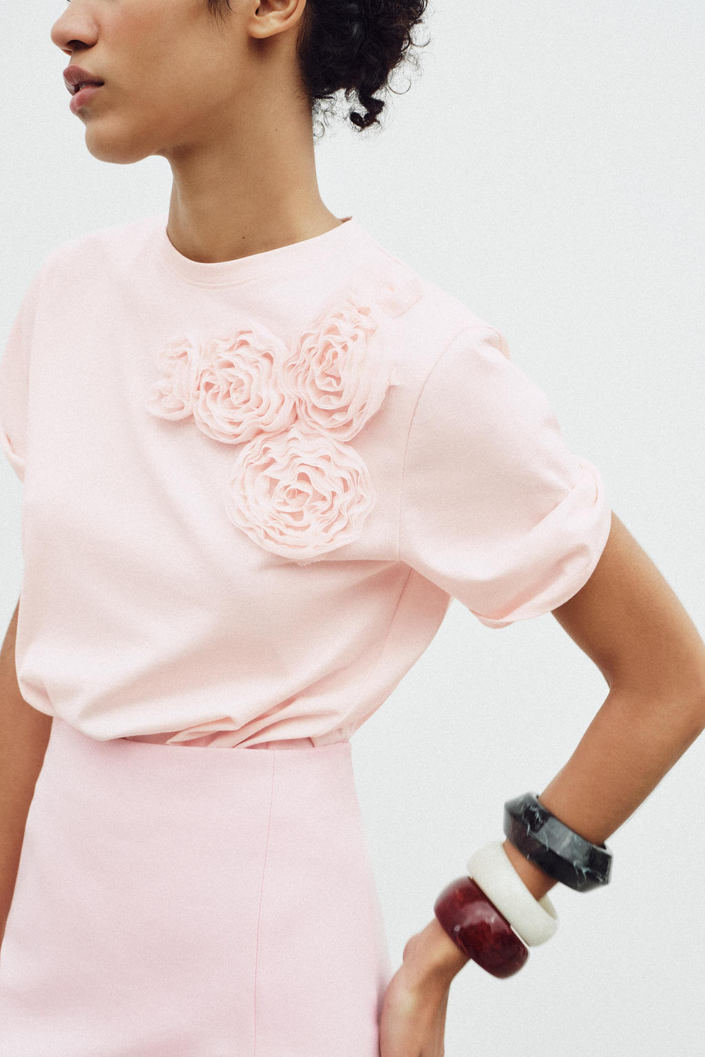 FLORAL T-SHIRT - Zara фото 15