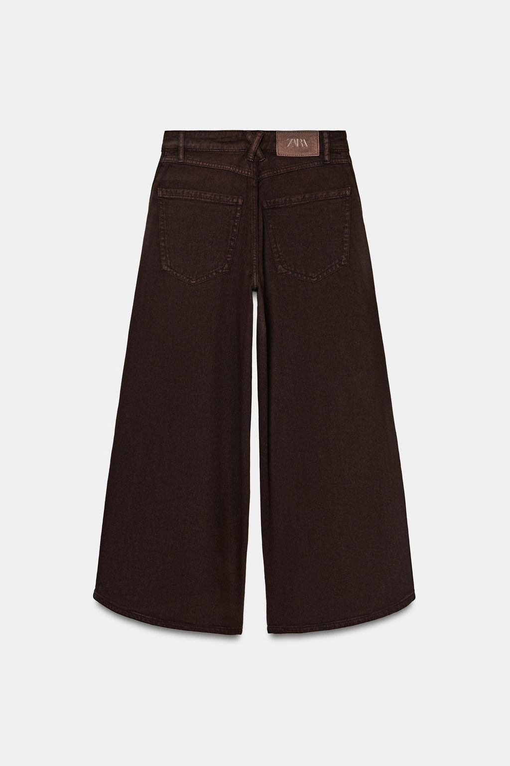 JEANS Z1975 BALLOON TIRO ALTO BAJO ASIM?TRICO / Marr?n - Zara фото 9