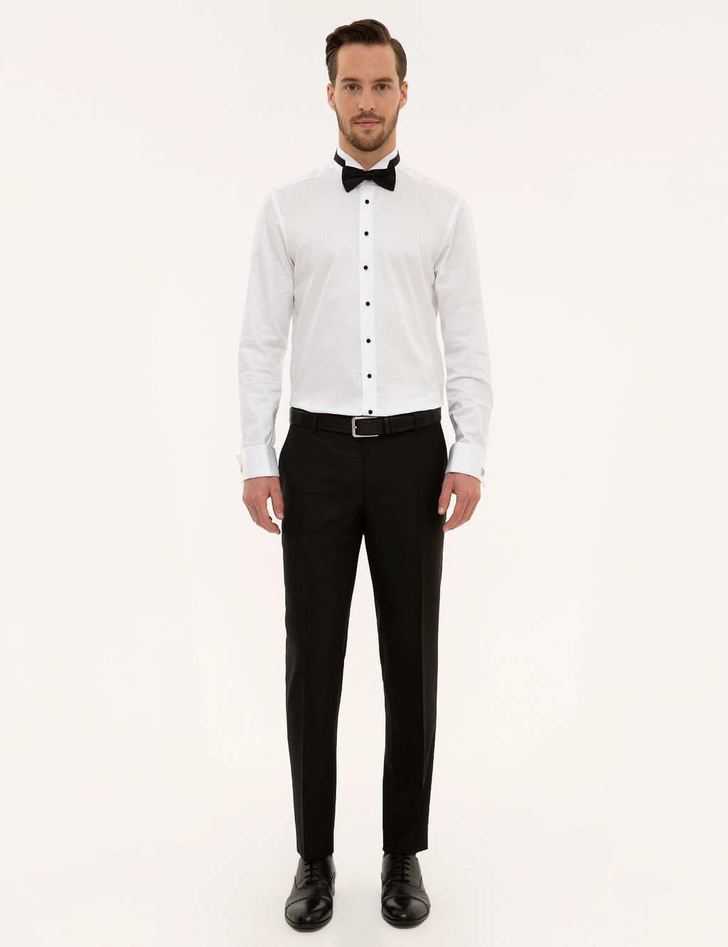 Beyaz Slim Fit Smokin G_mlek